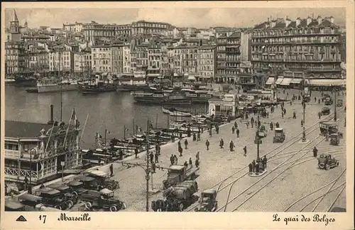 hw16241 Marseille Quai des Belges Kategorie. Marseille Alte Ansichtskarten