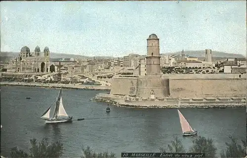 hw16263 Marseille Entree Port Kategorie. Marseille Alte Ansichtskarten