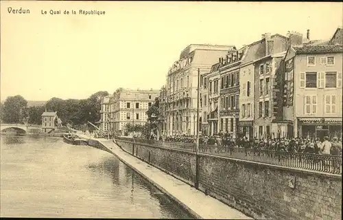 Verdun Meuse Quai Republique Kat. Verdun