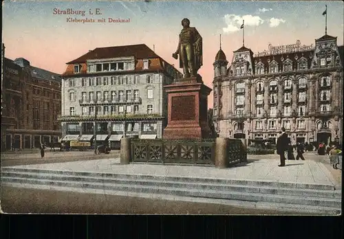 Strasbourg Alsace Kleberplatz, Denkmal, Feldpost