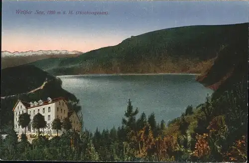 Weisser See Elsass Hochvogesen See Kat. Orbey