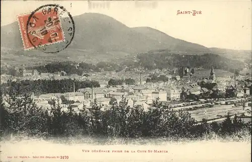 Saint-Die-des-Vosges Generale Prise Cote St. Martin Kat. Saint-Die-des-Vosges