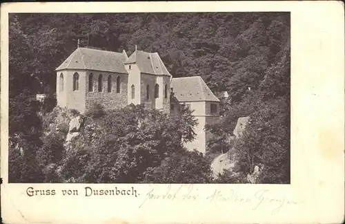 Dusenbach Elsass Kirche Kat. Ribeauville