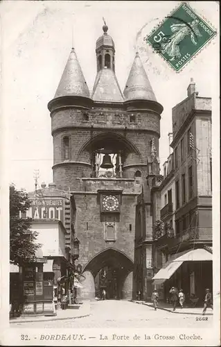 Bordeaux La Porte de la Grosse Cloche Glocke Kat. Bordeaux