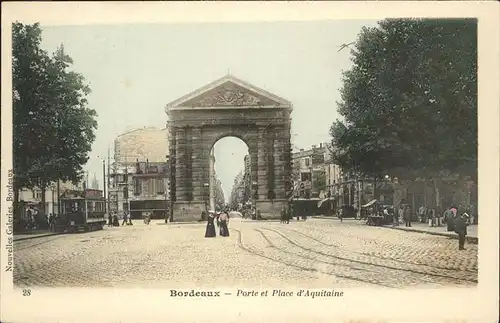 Bordeaux Porte et Place d Aquitaine Kat. Bordeaux