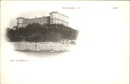 hw16471 Marseille Ecole de Medecine Kategorie. Marseille Alte Ansichtskarten