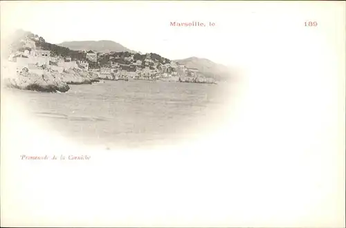 hw16472 Marseille Promenade Corniche Kategorie. Marseille Alte Ansichtskarten