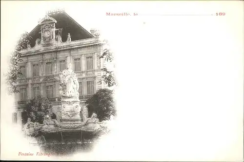 hw16473 Marseille Fontaine Estrangin Paste Kategorie. Marseille Alte Ansichtskarten