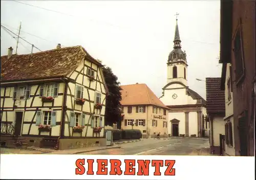 Sierentz Haut-Rhin Eglise St. Martin Kat. Sierentz