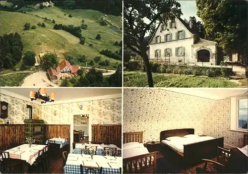 Breitenbach Bas-Rhin Restaurant Pension Lerchenfeld Kat. Breitenbach