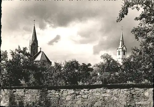 Romanswiller Les deux Eglise Kat. Romanswiller