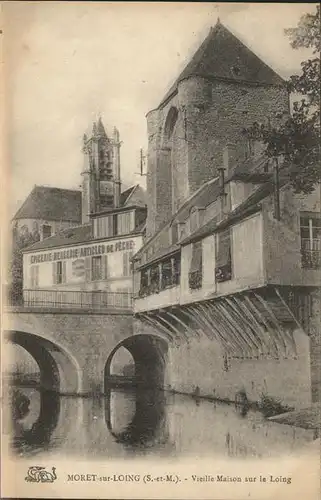 Moret-sur-Loing Vieille Maison sur le Loing Kat. Moret-sur-Loing