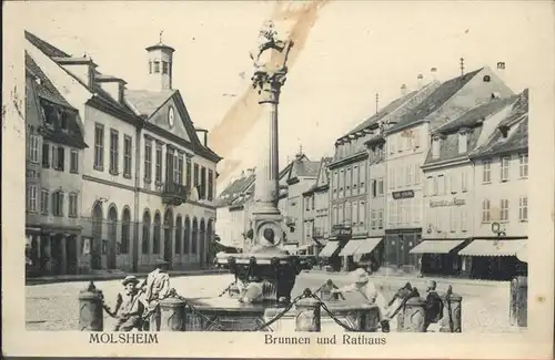 Molsheim Brunnen Rathaus Kat. Molsheim