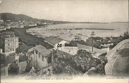 Cannes Alpes-Maritimes Vue prise Eglise du Suquet Kat. Cannes