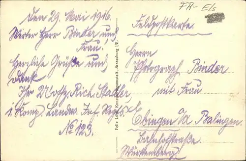 hw16612 Rimbach-pres-Guebwiller Feldpost, Firstacker, Rimbach, Melkerei Sudelkopf, Sudel Kategorie. Rimbach-pres-Guebwiller Alte Ansichtskarten