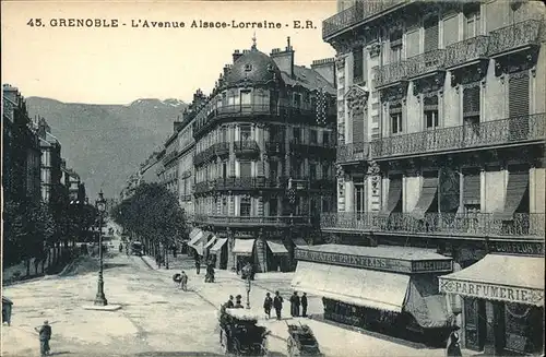 Grenoble Avenue Alsace Lorraine Kat. Grenoble