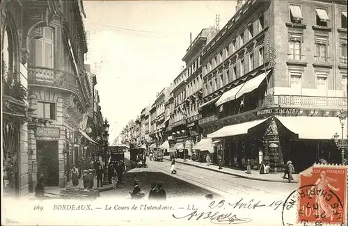 Bordeaux Cours de Intendance Kat. Bordeaux