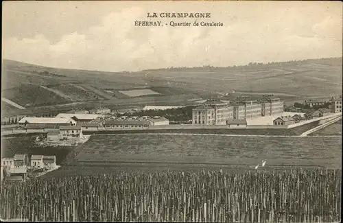 Epernay La Champagne Quartier de Cavalerie Kat. Epernay