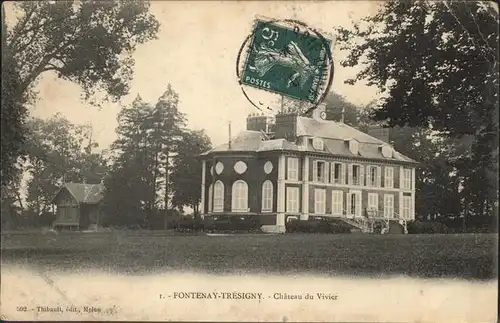 Fontenay-Tresigny Chateau du Vivier Kat. Fontenay-Tresigny