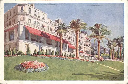 Cannes Alpes-Maritimes Hotel Beau-Sejour Son Parc Kat. Cannes