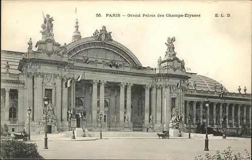 hw17252 Paris Grand Palais
Champs Elysee Kategorie. Paris Alte Ansichtskarten