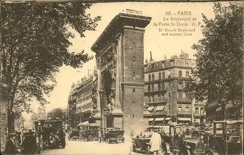 Paris Boulevard 
Porte St.-Denis Kat. Paris