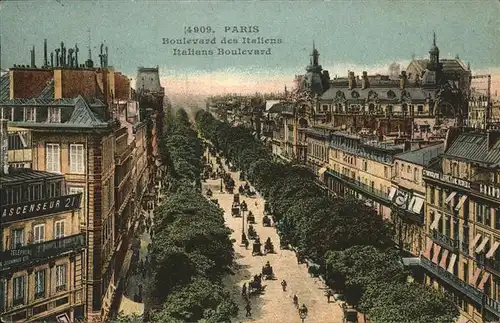 Paris Boulevard des Italiens Kat. Paris