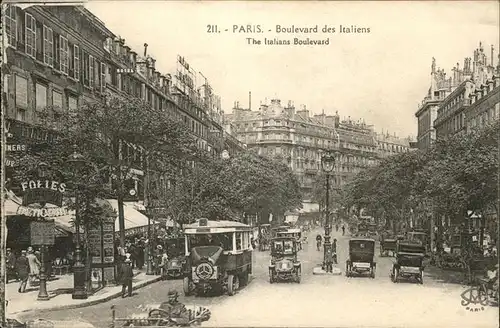 Paris Boulevard des Italiiens Kat. Paris