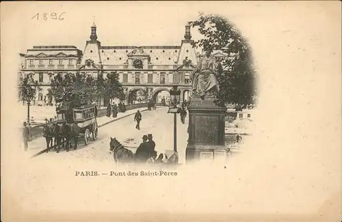 Paris Pont de Saint-Peres Kat. Paris