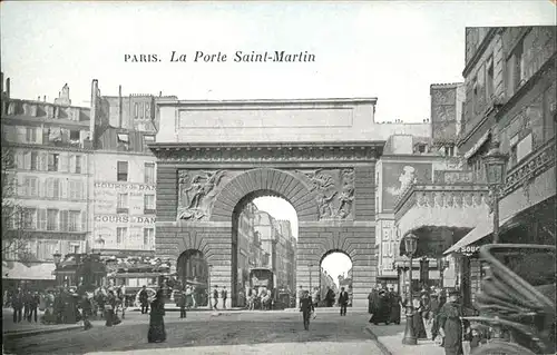 Paris Porte Saint-Martin Kat. Paris