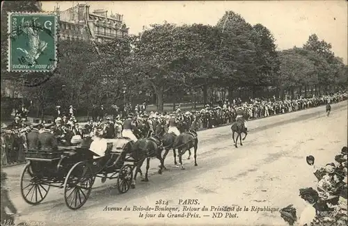 Paris Avenue du Bois-de-Boulogne Kat. Paris