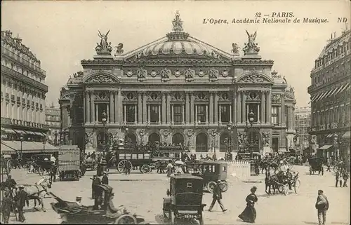 hw17289 Paris Opera Kategorie. Paris Alte Ansichtskarten