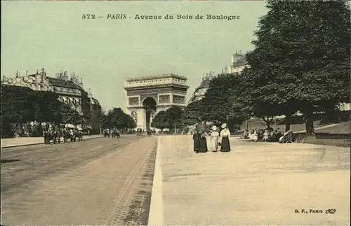 Paris Avenue du Bois de Boulogne Kat. Paris