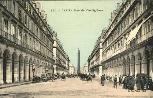 Paris rue de Castiglione Kat. Paris