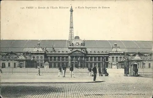 hw17308 Paris Entree de l`Ecole Militaire Kategorie. Paris Alte Ansichtskarten