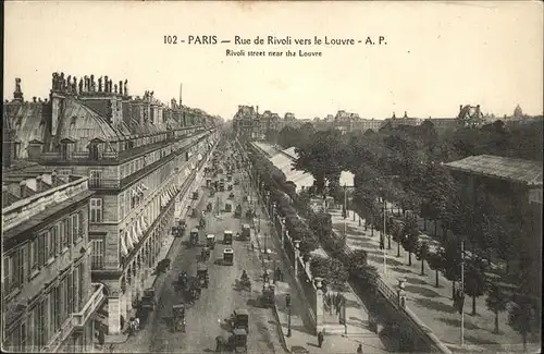 Paris Rue de Rivoli Kat. Paris