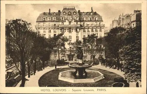 Paris Hotel Louvois Kat. Paris