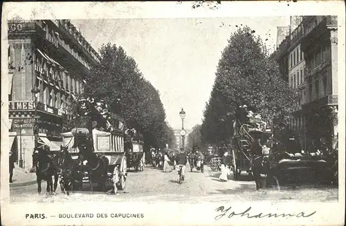Paris Boulevard des Capucines Kat. Paris
