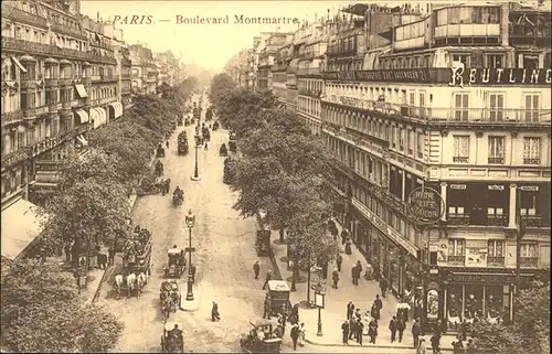 Paris Boulevard Montmarte Kat. Paris