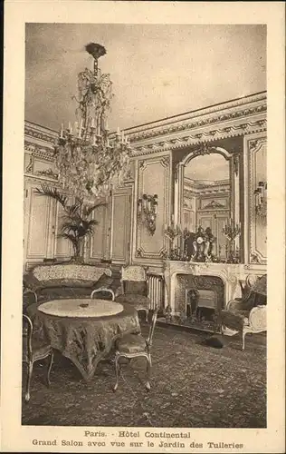 hw17455 Paris Hotel Continental Kategorie. Paris Alte Ansichtskarten