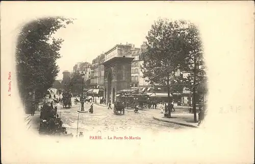 Paris Porte St.-Martin Kat. Paris