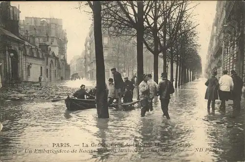 Paris Grande Crue de la Seine 1910 Kat. Paris