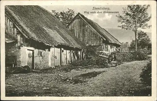 Stemlisberg Weg nach dem Kohlenwasen Kat. Breitenbach-Haut-Rhin