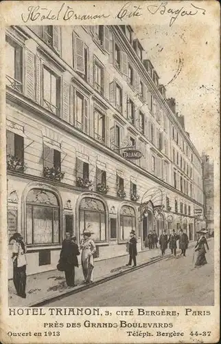 hw17587 Paris Hotel Triamom Kategorie. Paris Alte Ansichtskarten