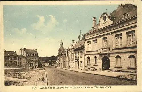 hw17591 Varennes-en-Argonne Hotel-de-Ville Kategorie. Varennes-en-Argonne Alte Ansichtskarten