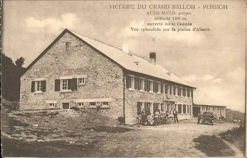 hw17622 Grand Ballon Grand Ballon
Pension Kategorie. Guebwiller Alte Ansichtskarten