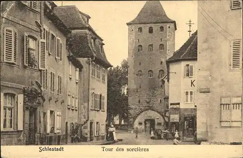 hw17626 Schlestadt Tour des sorcieres Kategorie. Selestat Alte Ansichtskarten