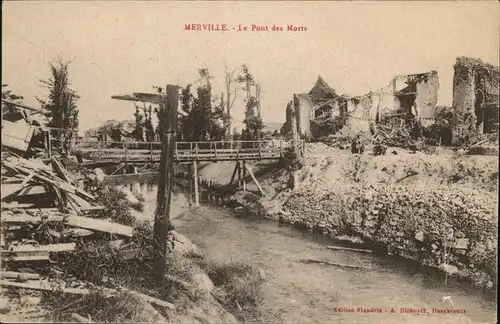 Merville Nord Pont des Morts Kat. Merville