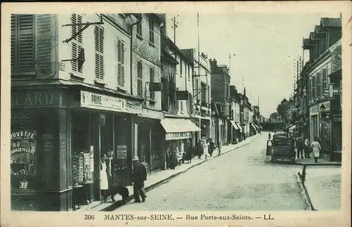 Mantes-sur-Seine Rue Porte aux Saints Kat. Mantes-la-Jolie