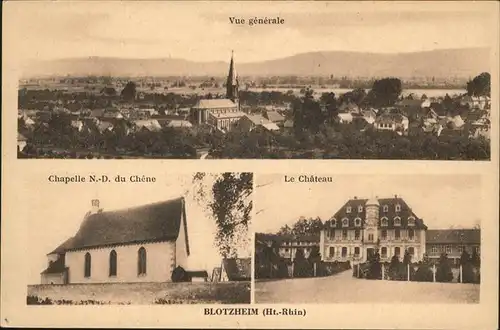 Blotzheim Chapelle Chateau Kat. Blotzheim